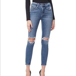 Good American Ripped Distress Jeans